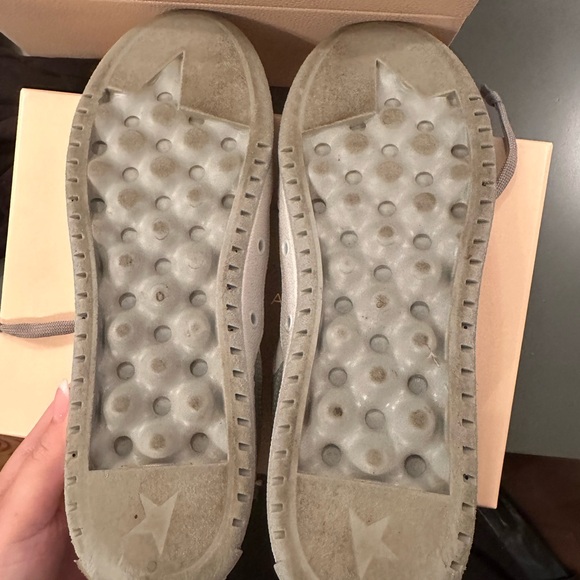 White and grey Golden Goose sneakers - Picture 3 of 4